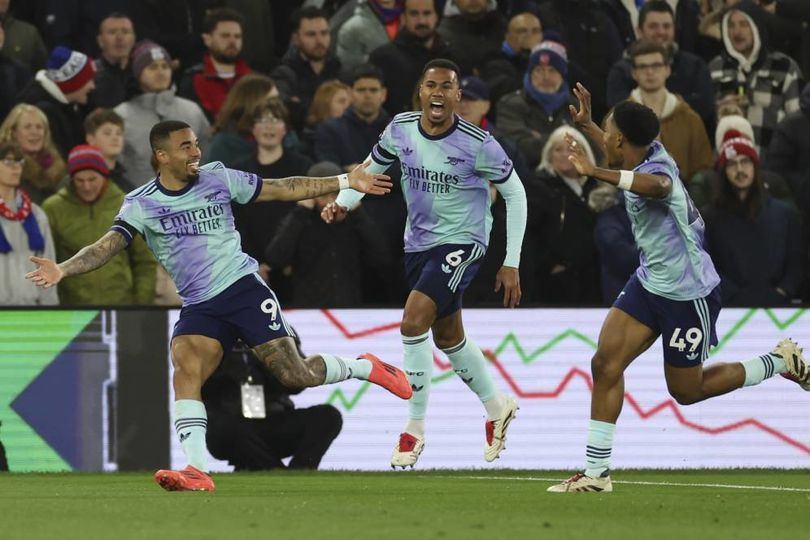 Catatan Menarik Crystal Palace 1-5 Arsenal: Gabriel Jesus Bersinar Lagi